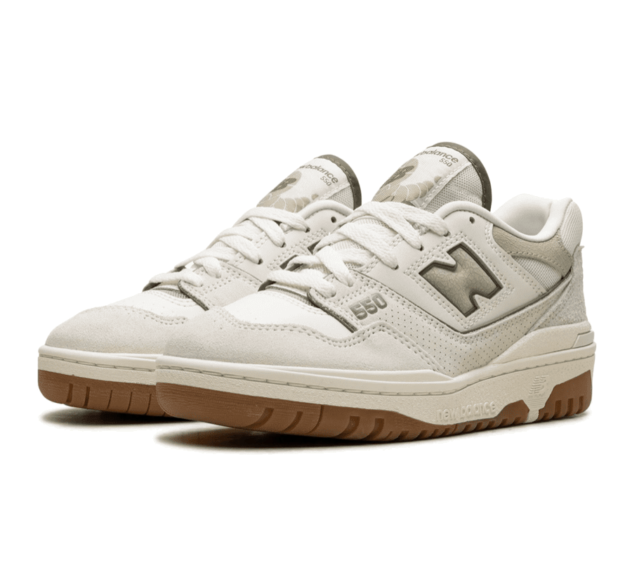 New Balance 550 White Olive Gum