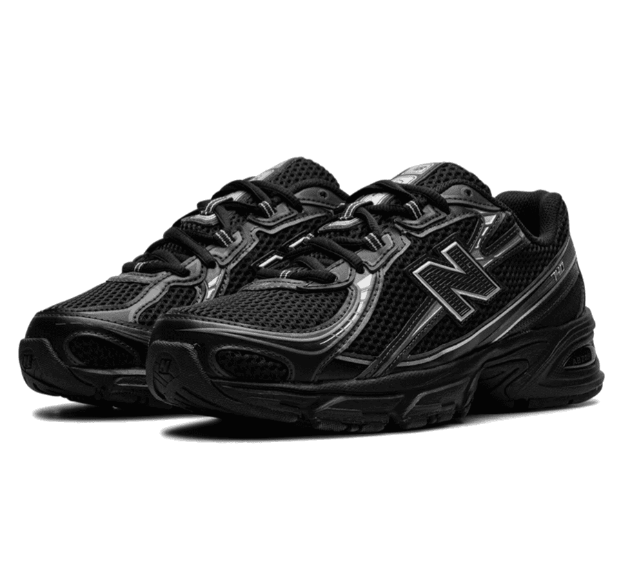 New Balance 740 Black Silver - schwarz silberner Sneaker