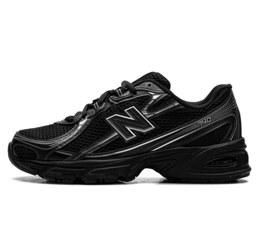 New Balance 740 Black Silver - schwarz silberner Sneaker