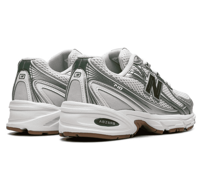 New Balance 740 Grey Matter Dark Alpine Green - weiß grau grüner Sneaker