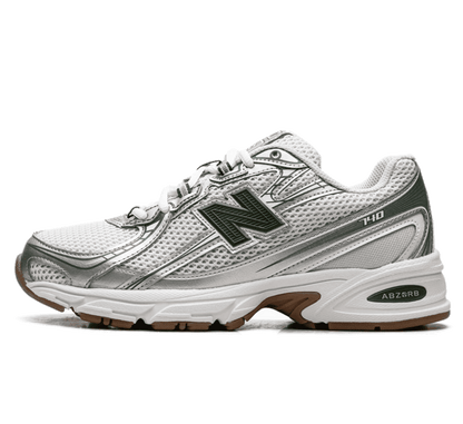 New Balance 740 Grey Matter Dark Alpine Green - weiß grau grüner Sneaker