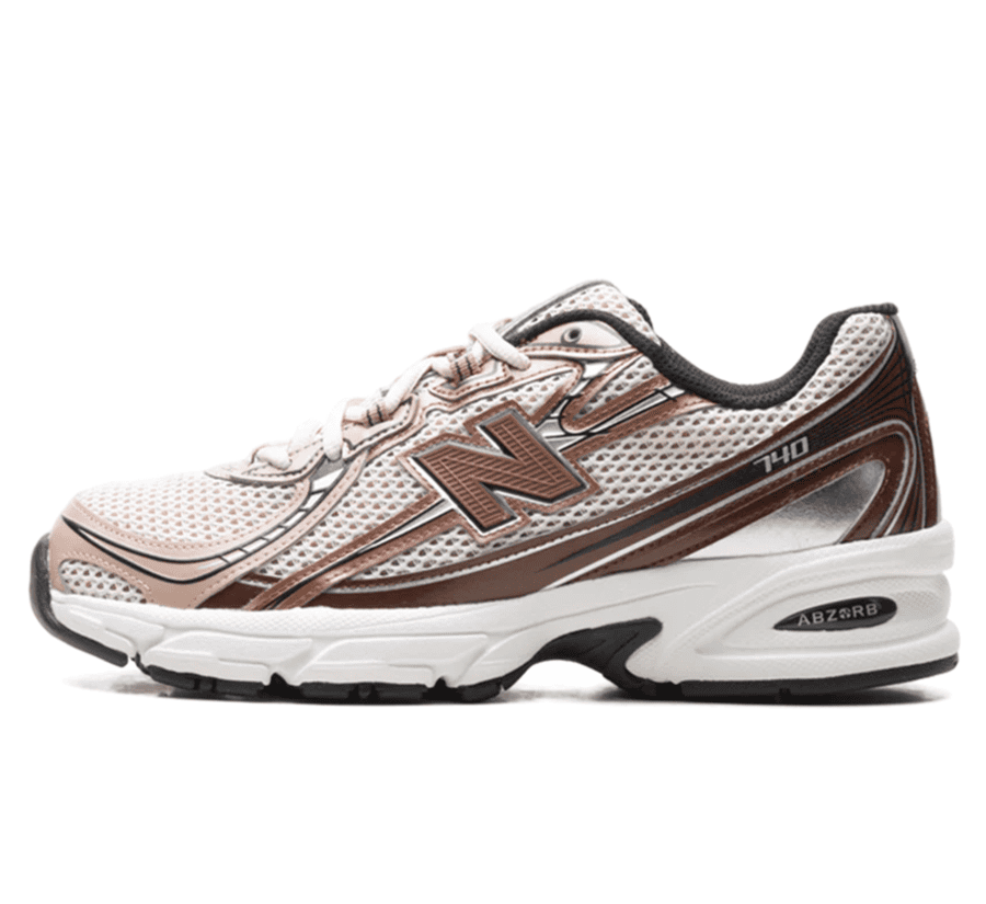 New Balance 740 Rich Oak Bisque Pecan - brauner Sneaker