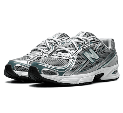 New Balance 740 Silver Metallic New Spruce - grau grüner Sneaker