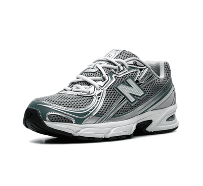 New Balance 740 Silver Metallic New Spruce - grau grüner Sneaker