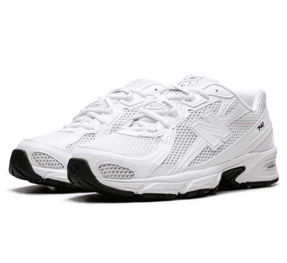 New Balance 740 Triple White - weißer Sneaker