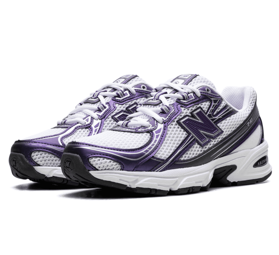 New Balance 740 V2 Concord Grape - weiß lilaner Sneaker