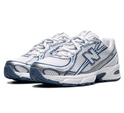 New Balance 740 V2 White Ice Blue Sea Lime - weiß blauer Sneaker