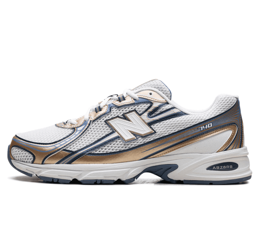 New Balance 740 Vintage Heron Blue - blau beiger Sneaker