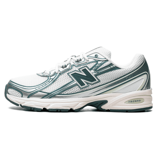 New Balance 740 White Marsh Green - weiß grüner Sneaker