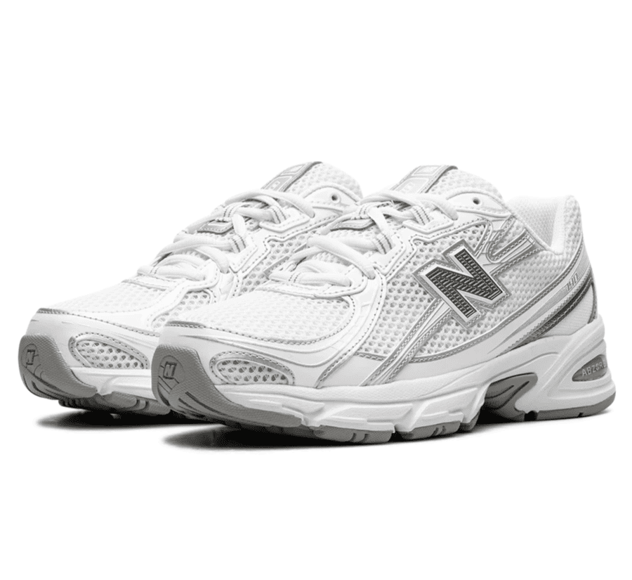 New Balance 740 White Silver - weiß silberner Sneaker
