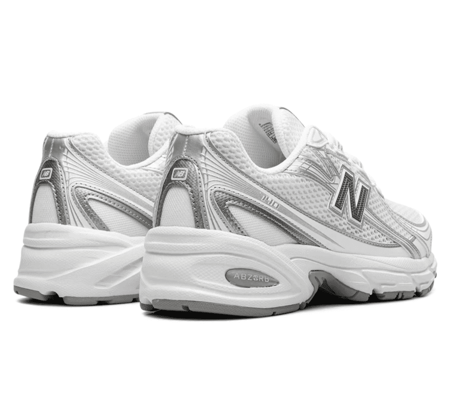 New Balance 740 White Silver - weiß silberner Sneaker