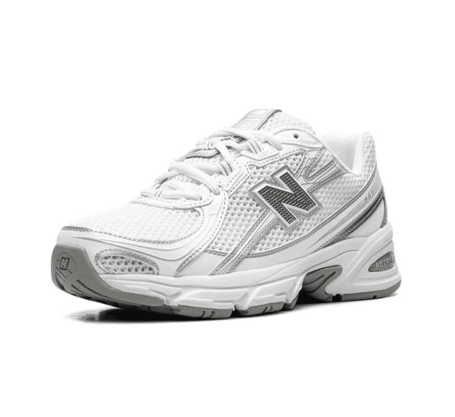 New Balance 740 White Silver - weiß silberner Sneaker