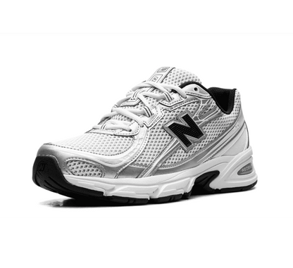 New Balance 740 White Silver Metallic Navy - weiß blauer Sneaker