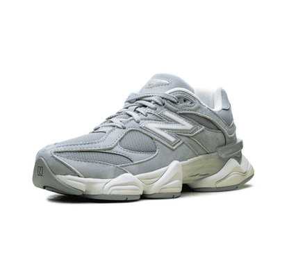 New Balance 9060 Mosaic Green Sea Salt Mesh und Suede Upper Detail