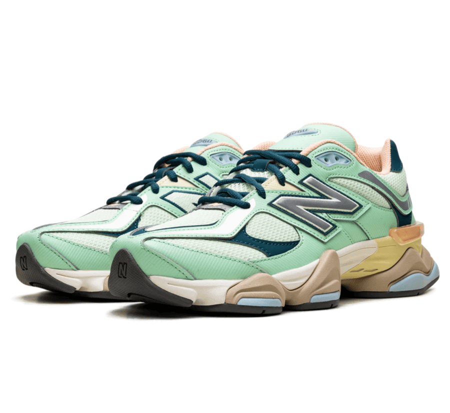 New Balance 9060 Sweetgrass Deep Ocean - grüner Sneaker