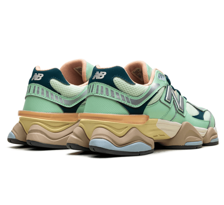 New Balance 9060 Sweetgrass Deep Ocean - grüner Sneaker