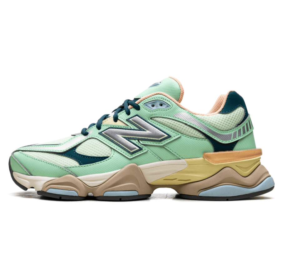 New Balance 9060 Sweetgrass Deep Ocean - grüner Sneaker