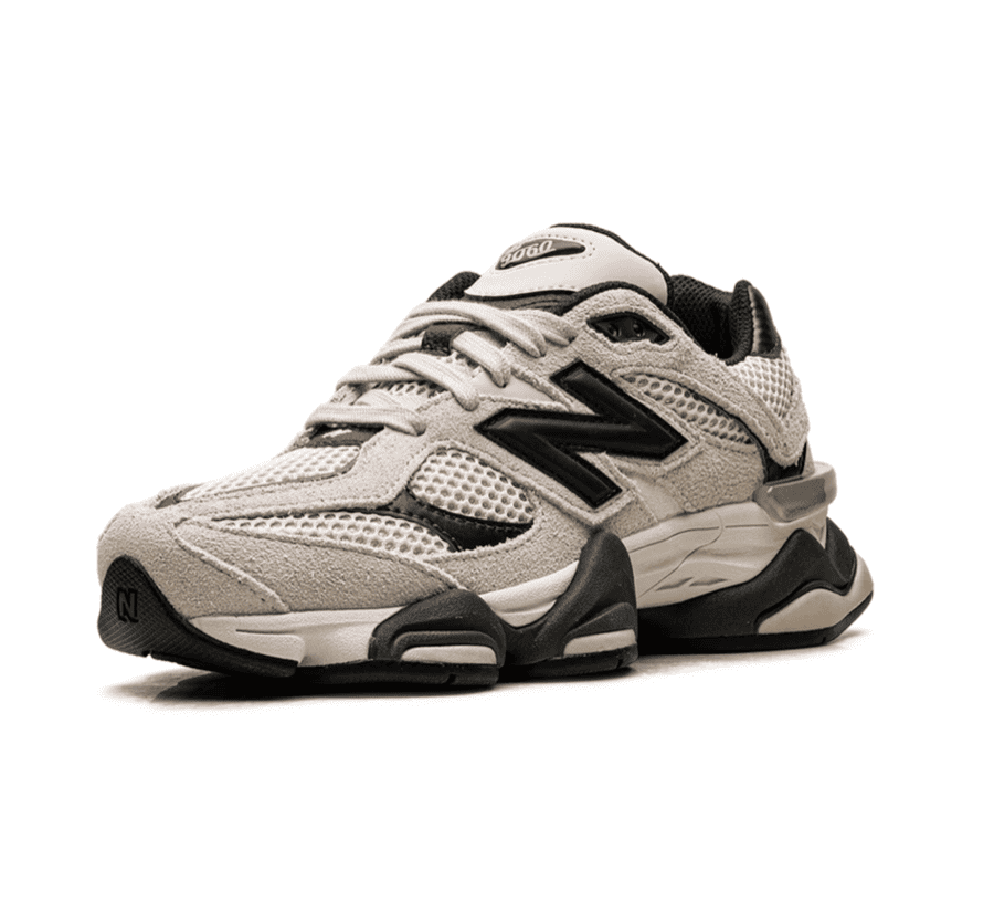 New Balance 9060 Timberwolf Black Cement U90606H1 einzelner Schuh seitlich