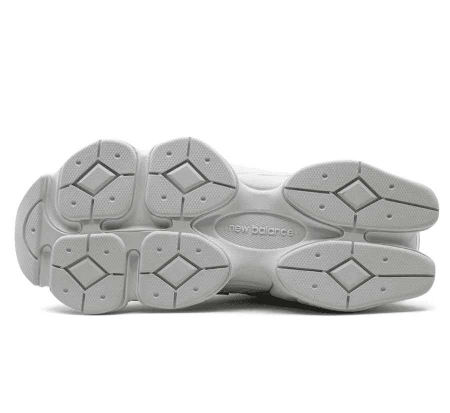 New Balance 9060 Triple White - weißer Sneaker