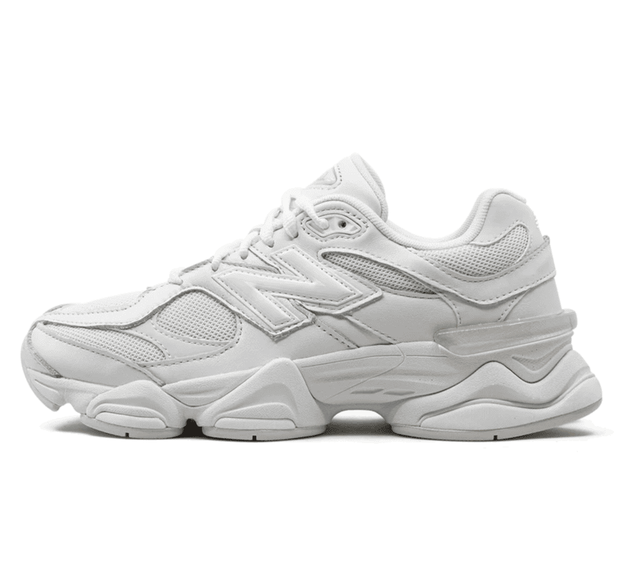 New Balance 9060 Triple White - weißer Sneaker