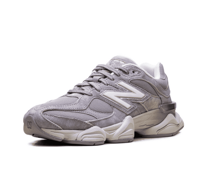 New Balance 9060 Truffle Salt Suede Mesh Upper Detail