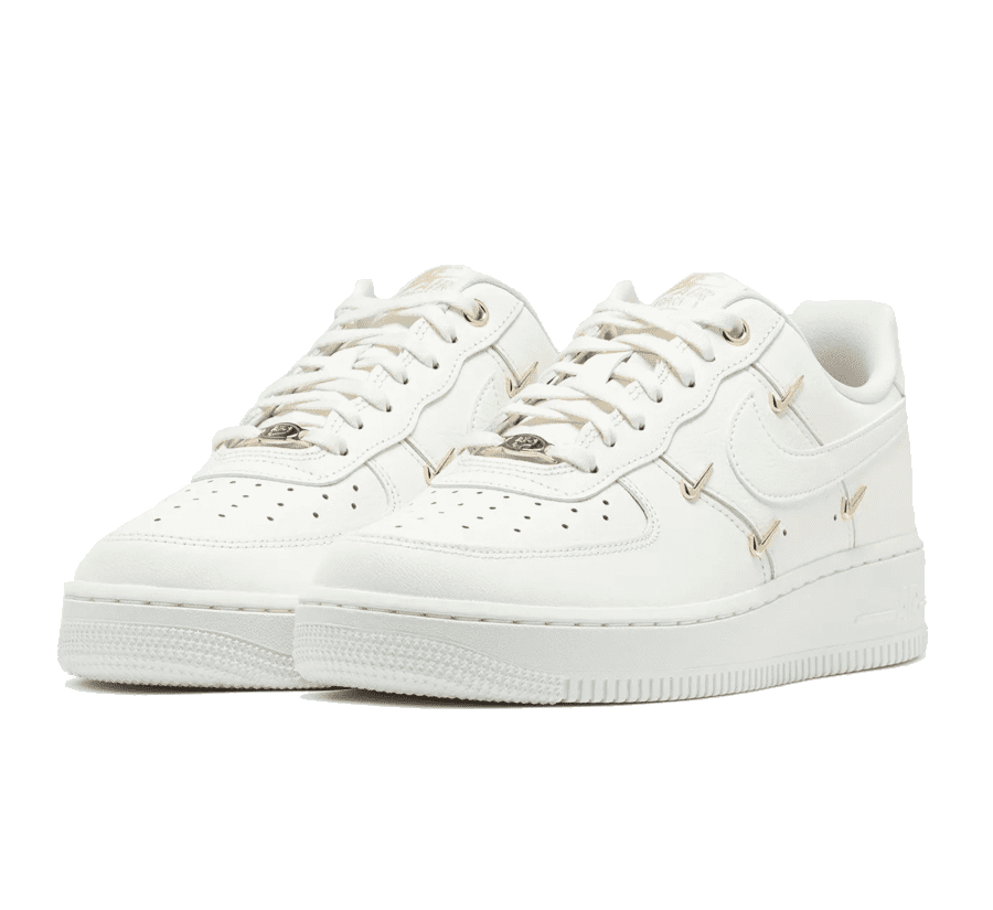 Nike Air Force 1 Low Sisterhood White Metallic Gold