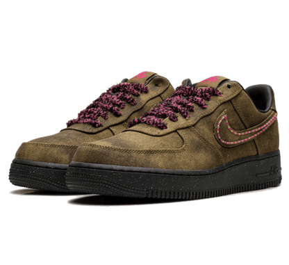 Nike Air Force 1 Low Bouclé Desert Moss - grüner Sneaker