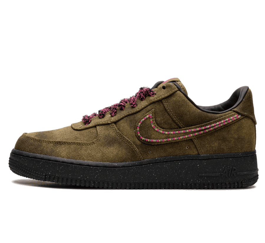 Nike Air Force 1 Low Bouclé Desert Moss - grüner Sneaker