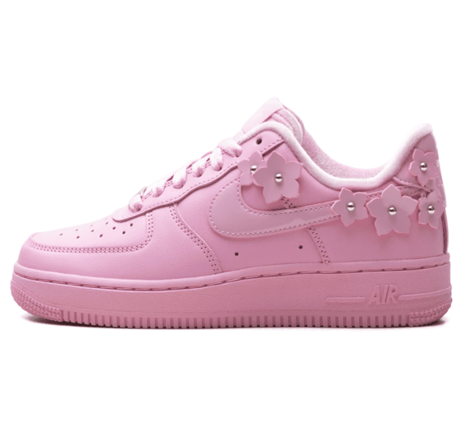 Nike Air Force 1 07 Florette Pink Rise Damen IR8637-600 Paar vorne Hauptbild Perspective