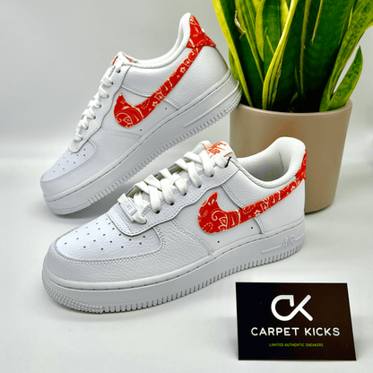 Nike Air Force 1 Low Orange Paisley - CARPET KICKS