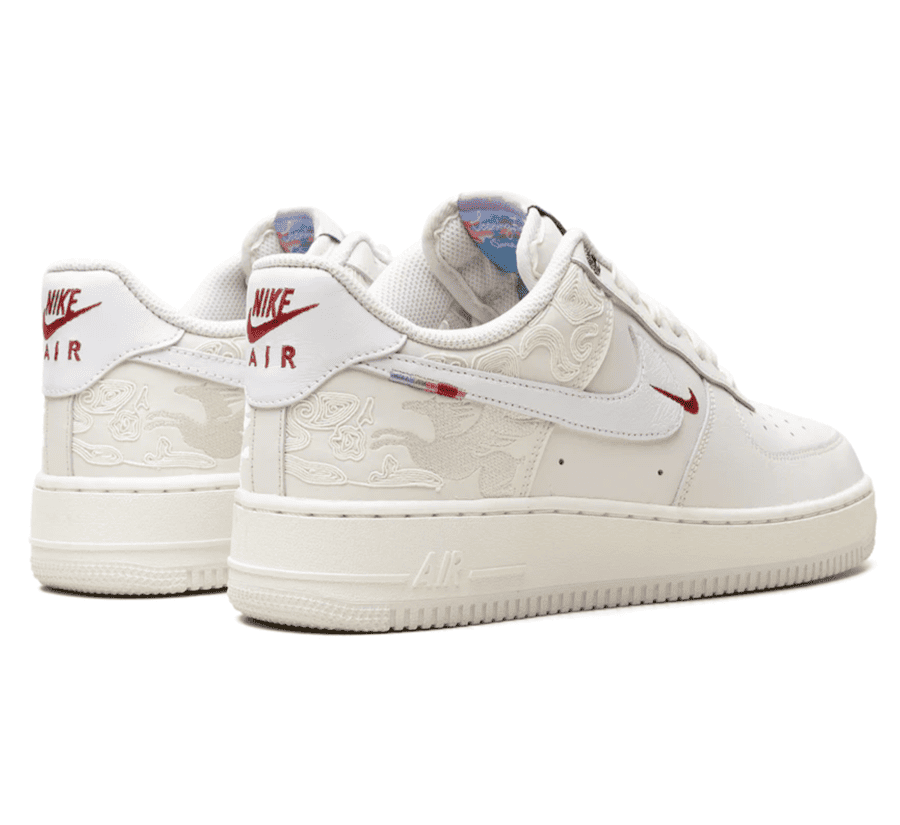 Nike Air Force 1 Pegasus Pack Phantom Sneaker Fersenansicht