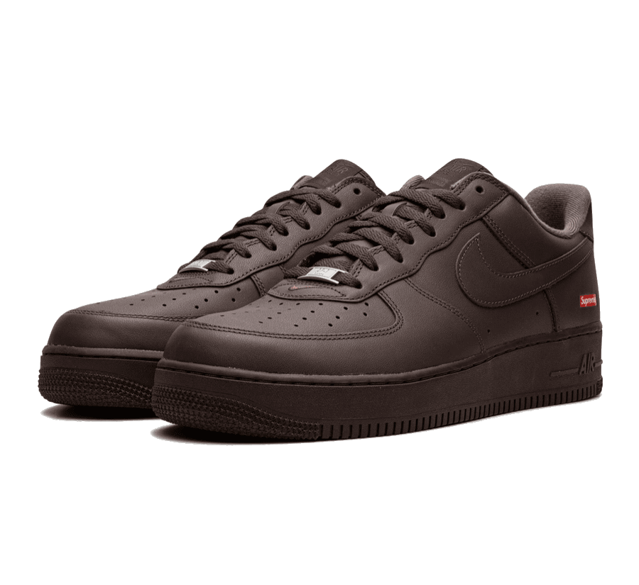 Nike Air Force 1 Low x Supreme Brown Neu Authentifiziert Unisex CARPET KICKS
