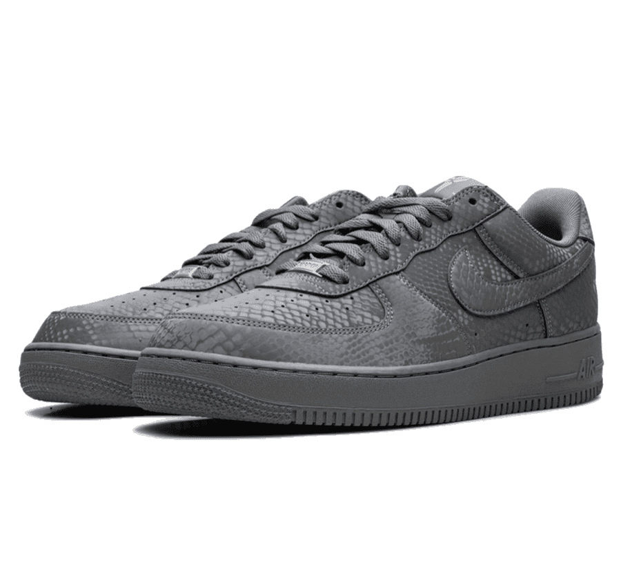 Nike Air Force 1 Low x Kobe Bryant Forever Cool Grey Seitenansicht mit Swoosh