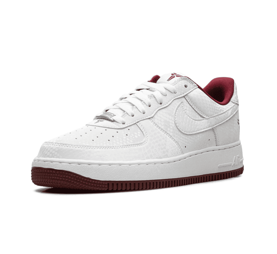 Nike Air Force 1 Low x Kobe Bryant Lower Merion Aces einzelner Sneaker seitlich