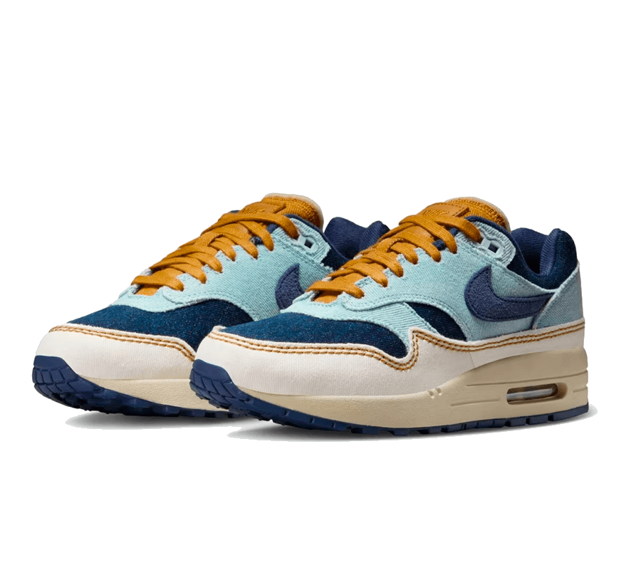 Nike Air Max 1 Aura and Midnight Navy W Neu Authentifiziert Unisex CARPET KICKS