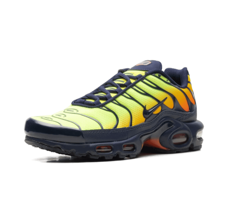 Nike Air Max Plus Lemon Venom DM0032-701 einzelner Schuh seitliche Ansicht