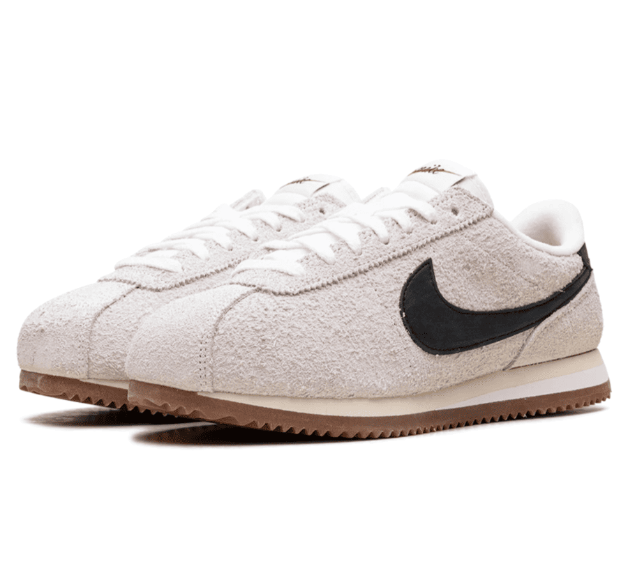 Nike Cortez Muslin Black (W) - beige schwarzer Sneaker