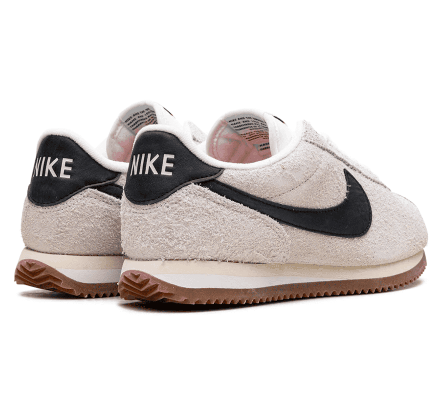 Nike Cortez Muslin Black (W) - beige schwarzer Sneaker