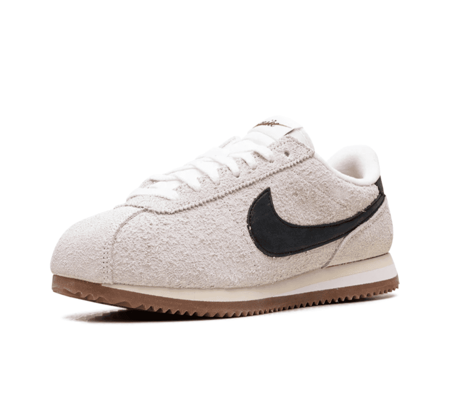 Nike Cortez Muslin Black (W) - beige schwarzer Sneaker