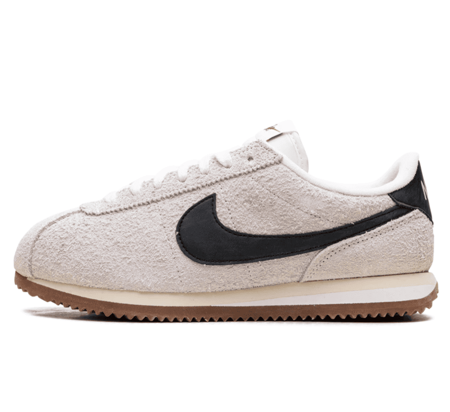 Nike Cortez Muslin Black (W) - beige schwarzer Sneaker