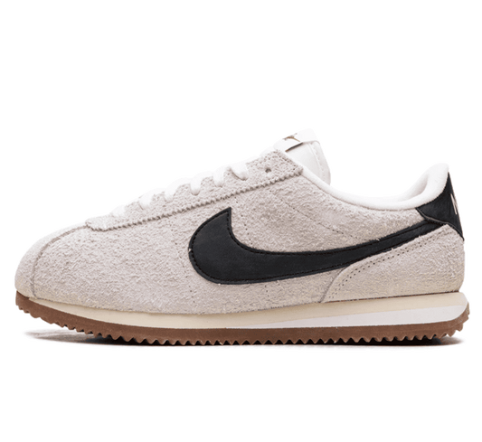 Nike Cortez Muslin Black (W) - beige schwarzer Sneaker