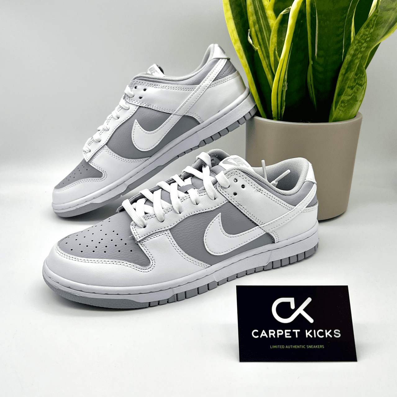 Nike Dunk Low White Grey - CARPET KICKS