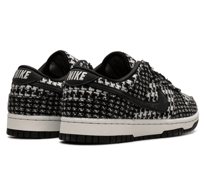 Nike Dunk Low x Harris Tweed ＂White Black＂ (W) - schwarz weißer Sneaker