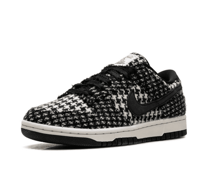 Nike Dunk Low x Harris Tweed ＂White Black＂ (W) - schwarz weißer Sneaker