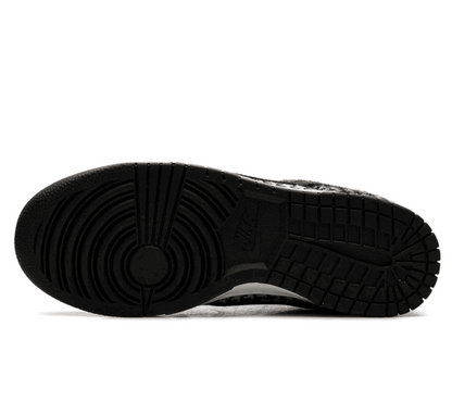 Nike Dunk Low x Harris Tweed ＂White Black＂ (W) - schwarz weißer Sneaker