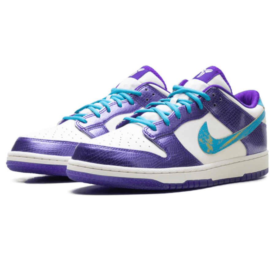 Kobe Bryant x Nike Dunk Low Protro Draft Day IM0586-500 seitliche Ansicht