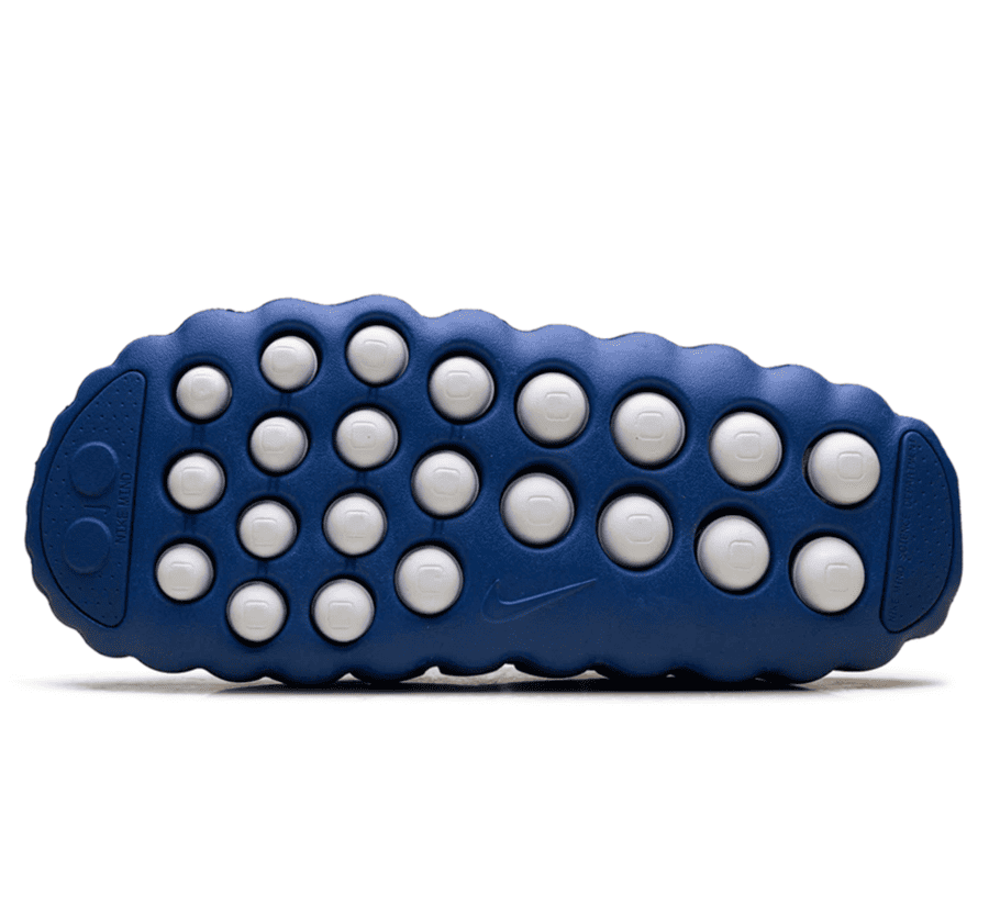 Nike Mind 001 Blackened Blue Outsole unten mit profilierter Gummiaußensohle