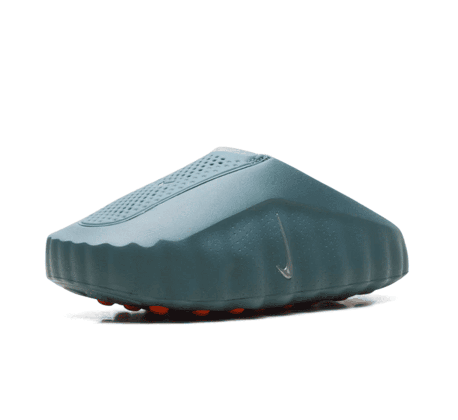 Nike Mind 001 Mineral Slate einzelner Schuh seitlich mit Mesh-Upper und Mineral Slate Farbakzenten