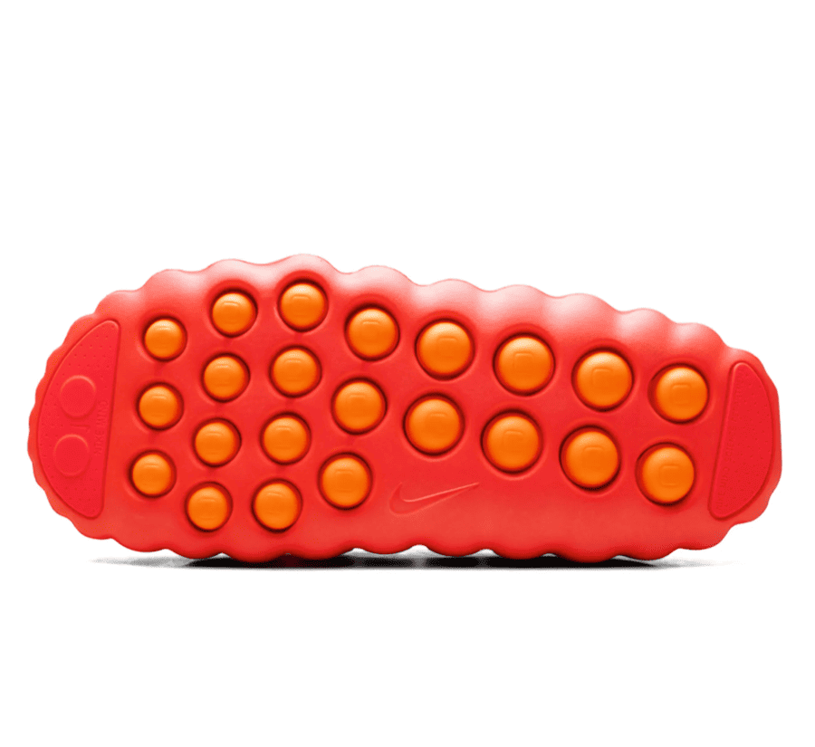 Nike Mind 001 Solar Red Outsole Gummisohle Profil