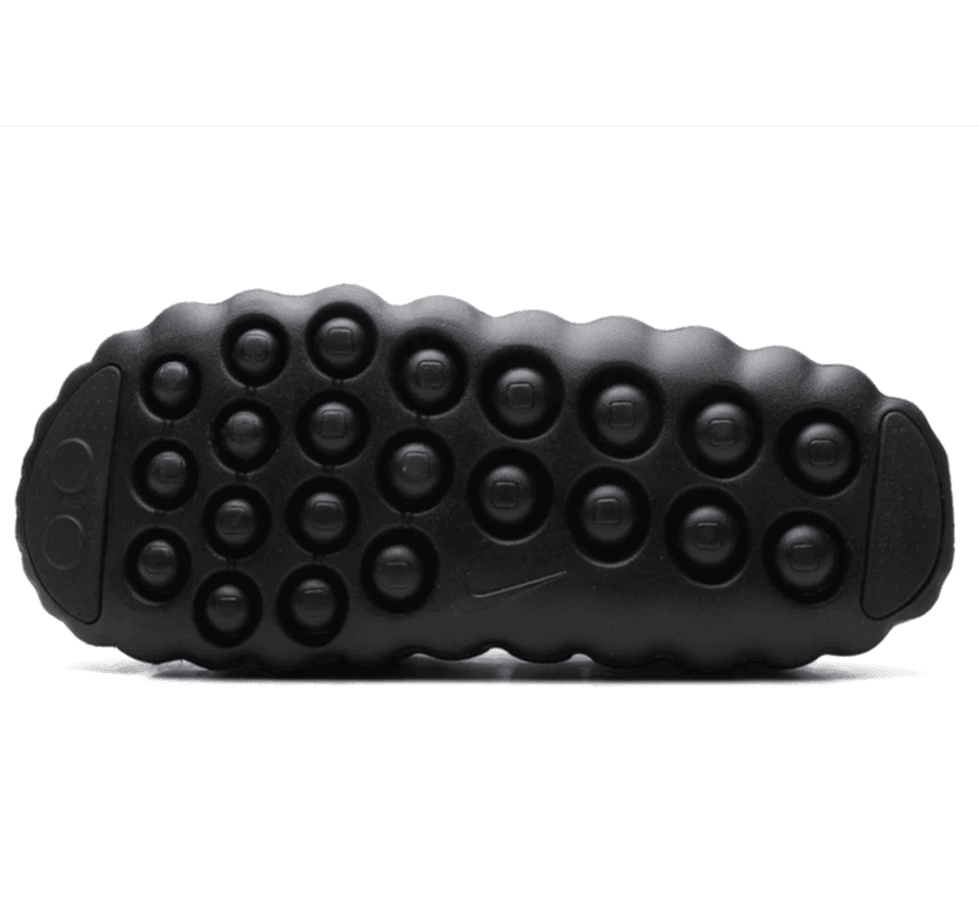 Nike Mind 001 Triple Black HQ4307-005 Outsole unten mit 22 beweglichen Druckpunkten